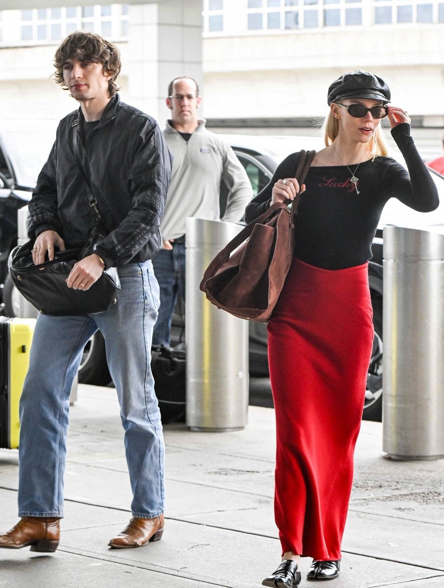 Anya Taylor-Joy Travels with the Atlas Bespoke Weekender
